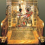 Cairo Museum - King Tut's throne