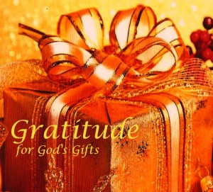 Gratitude for God's gifts