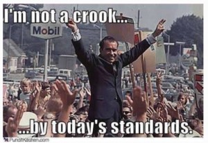 political leaders Nixon not a crook