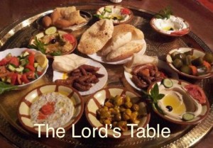 the Lord prepares a table