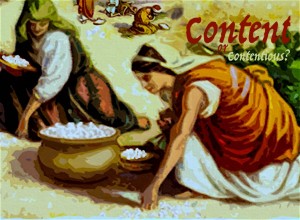 manna content or contentious