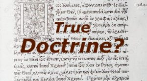 true doctrine Jesus' authority