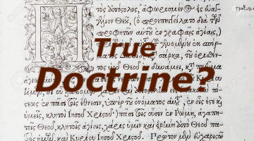 True Doctrine: Who Interprets Scripture Perfectly?