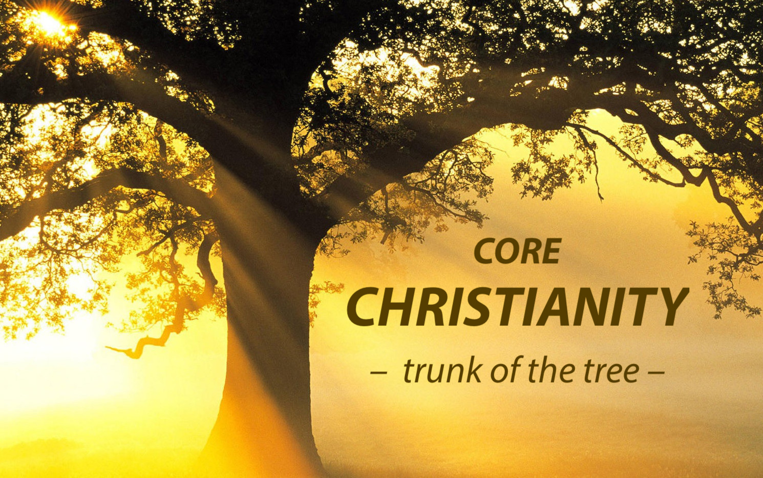 Core Christianity — The Trunk of the Tree